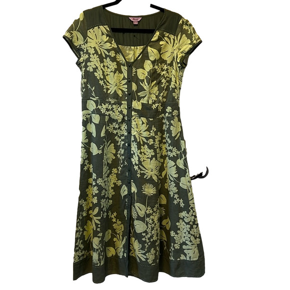 Monsoon Women’s Green Floral Dress - Picture 1 of 10